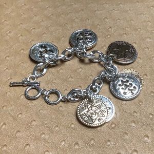 😍Brighton Holiday Silver/Gold Charm Bracelet😍NWOT